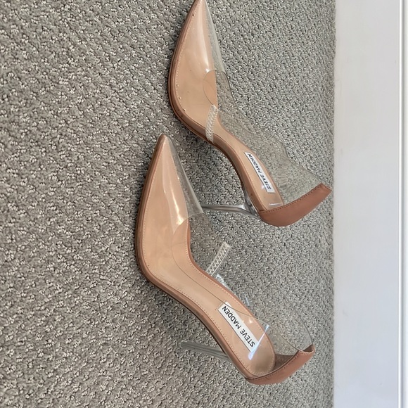 Brand new STEVE MADDEN VALA Pump CLEAR 9.5 - Picture 2 of 2